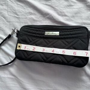 Vera Bradley Black Quilted Wristlet Clutch
